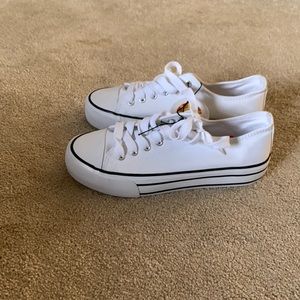 Fun white sneakers
